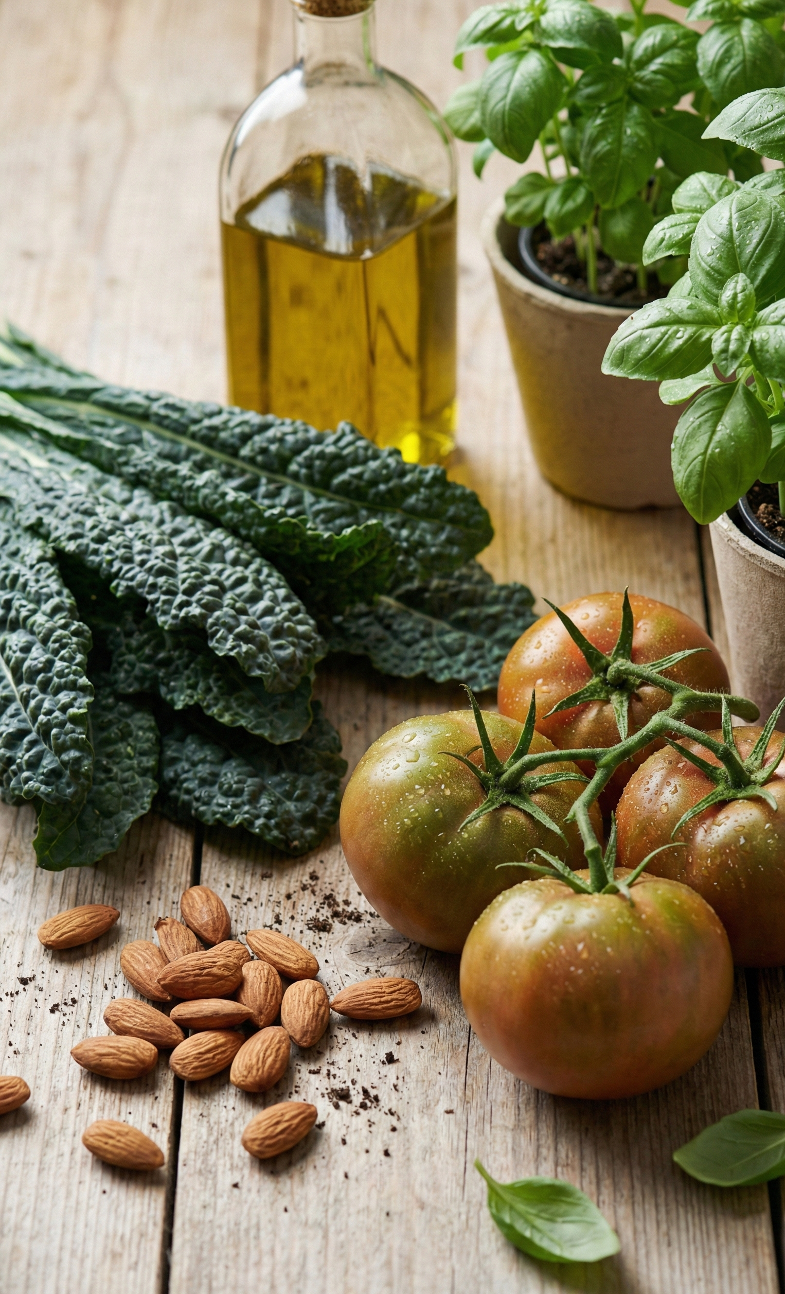 Frische Zutaten in der Küche